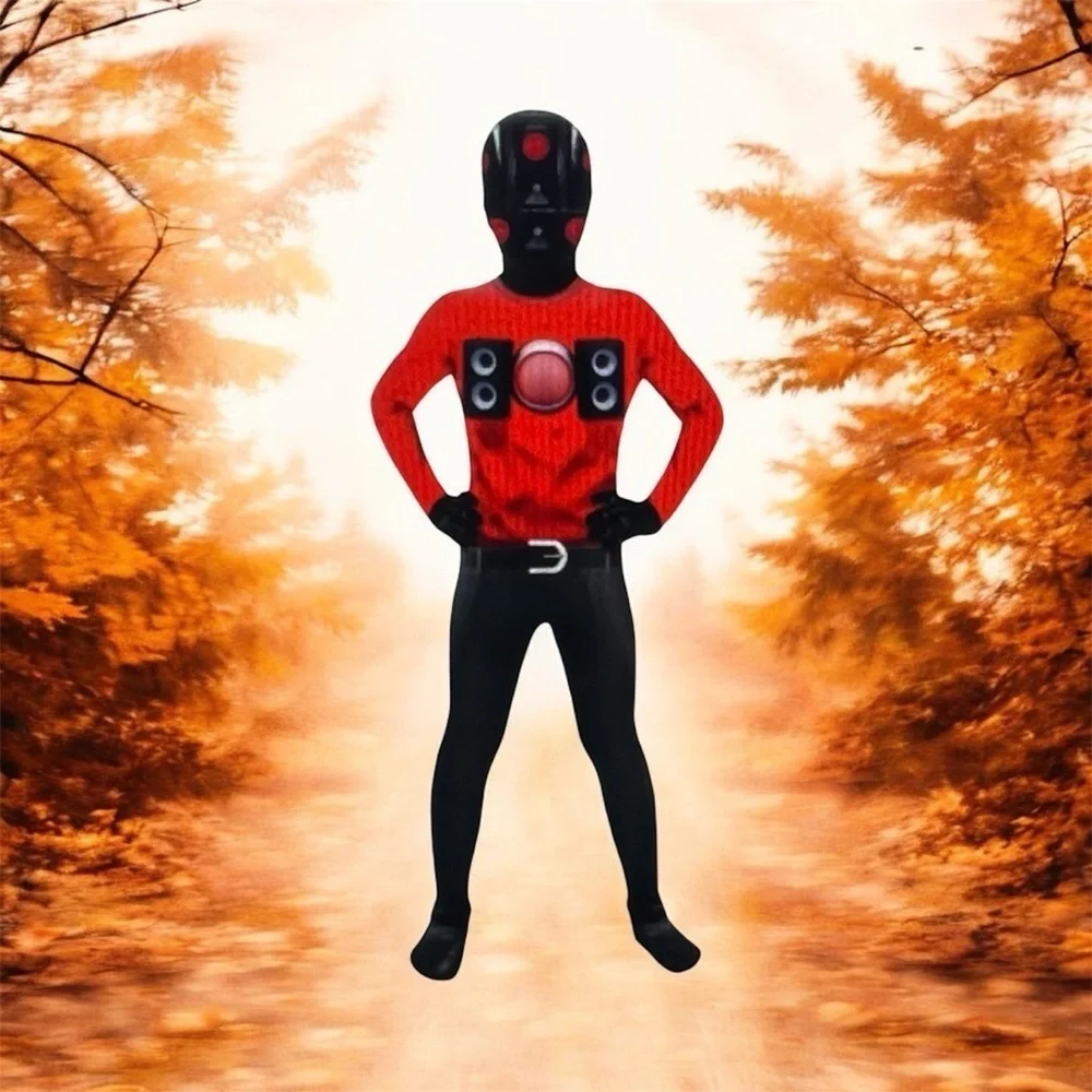 Skibidi Toilet / TV Man Costume – Kids Halloween & Dress-Up Bodysuit